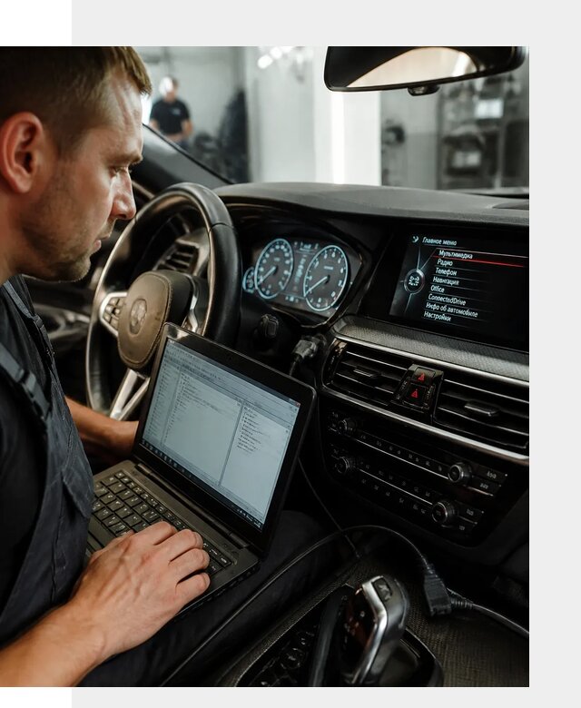 Русификация приборной панели BMW для авто в Соликамске от компании