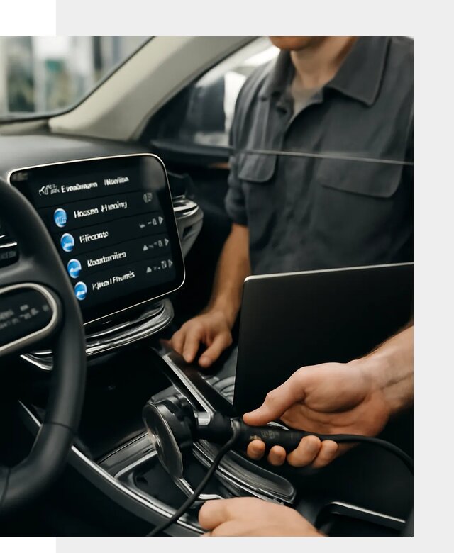 Установка приложений Geely для мультимедиа автомобиля в Соликамске